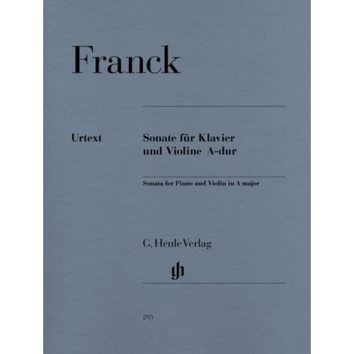 FRANCK C. - SONATA FOR PIANO AND VIOLIN A MAJOR