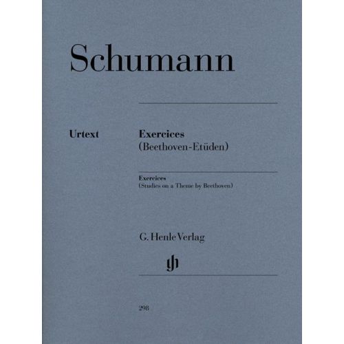 SCHUMANN R. - EXERCICES - STUDIES IN FORM OF FREE VARIATIONS ON A THEME BY BEETHOVEN (FIRST EDITION