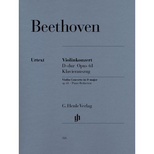 BEETHOVEN L.V. - CONCERTO D MAJOR OP. 61 FOR VIOLIN AND ORCHESTRA
