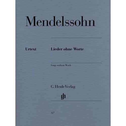 HENLE VERLAG MENDELSSOHN B F. - SONGS WITHOUT WORDS