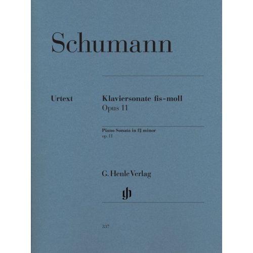 HENLE VERLAG SCHUMANN R. - PIANO SONATA F SHARP MINOR OP. 11