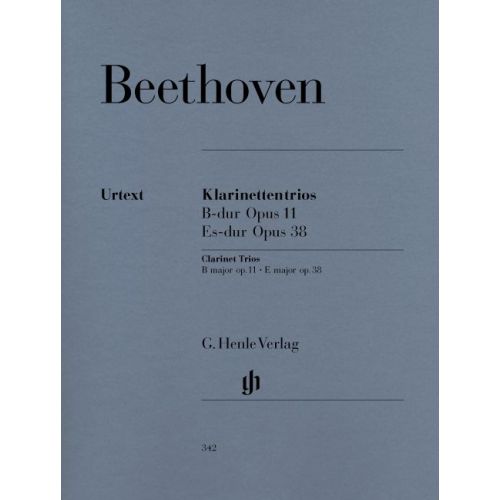 BEETHOVEN L.V. - CLARINET TRIOS B FLAT MAJOR OP.11 AND E FLAT MAJOR OP.38
