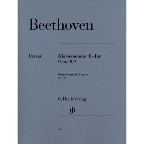 BEETHOVEN L.V. - PIANO SONATA NO. 30 E MAJOR OP. 109