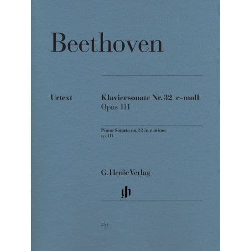 BEETHOVEN L.V. - PIANO SONATA NO. 32 C MINOR OP. 111