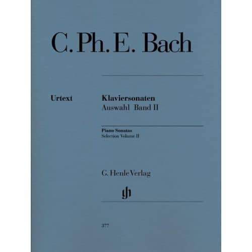BACH C.P.E. - SELECTED PIANO SONATAS, VOLUME II - PIANO
