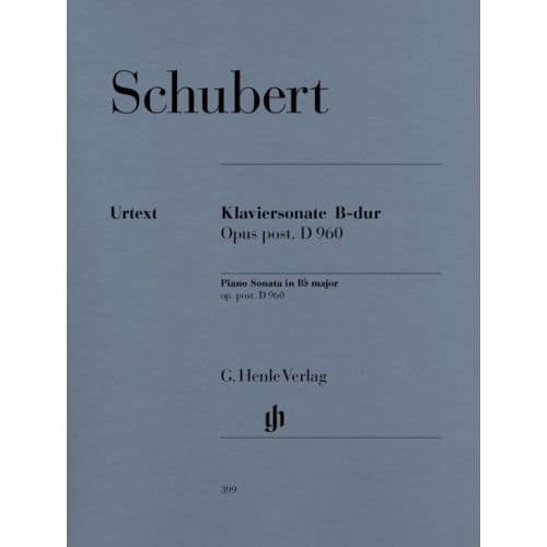SCHUBERT F. - PIANO SONATA B FLAT MAJOR D 960