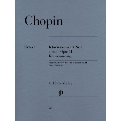CHOPIN F. - CONCERTO FOR PIANO AND ORCHESTRA NO. 1 E MINOR OP. 11