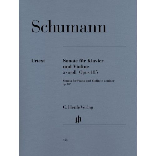 HENLE VERLAG SCHUMANN R. - SONATA FOR PIANO AND VIOLIN A MINOR OP. 105