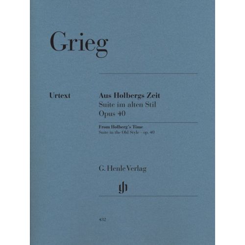 GRIEG E. - HOLBERG SUITE, OP. 40