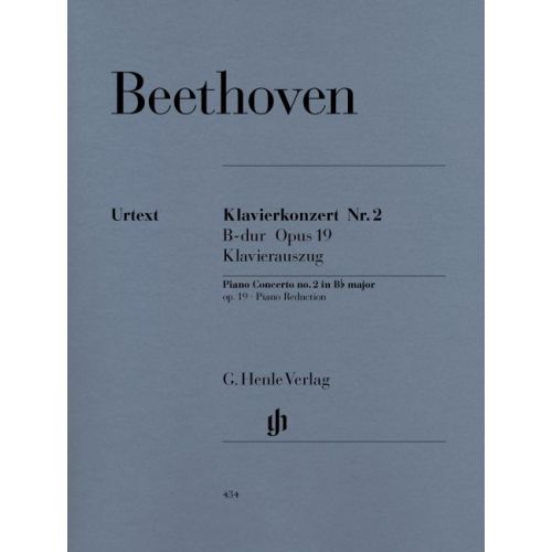 BEETHOVEN L.V. - CONCERTO FOR PIANO AND ORCHESTRA NO. 2 B FLAT MAJOR OP. 19
