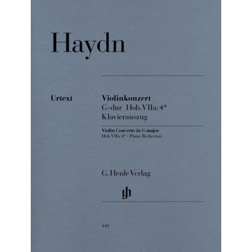 HAYDN J. - CONCERTO FOR VIOLIN AND ORCHESTRA G MAJOR HOB. VIIA:4