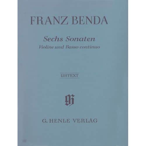 BENDA F. - 6 SONATAS FOR VIOLIN AND BASSO CONTINUO