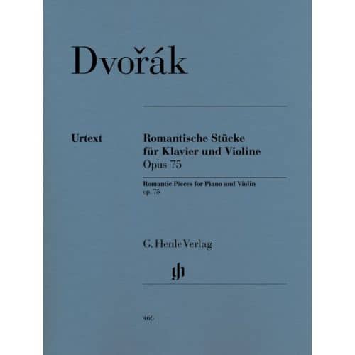 DVORAK A. - ROMANTIC PIECES FOR VIOLIN AND PIANO OP. 75