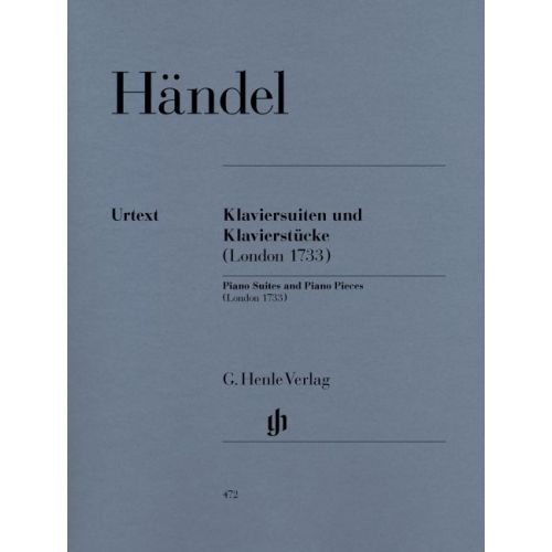 Haendel G.H. - Piano Suites And Pieces (london 1733)