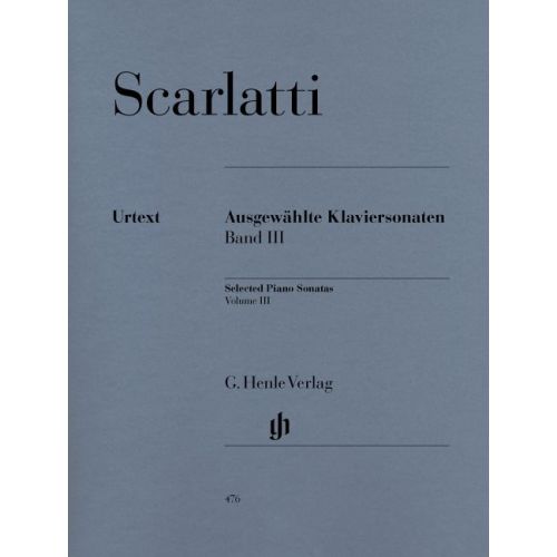 SCARLATTI D. - SELECTED PIANO SONATAS, VOLUME III