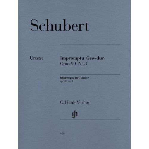 SCHUBERT F. - IMPROMPTU G FLAT MAJOR OP. 90,3 D 899