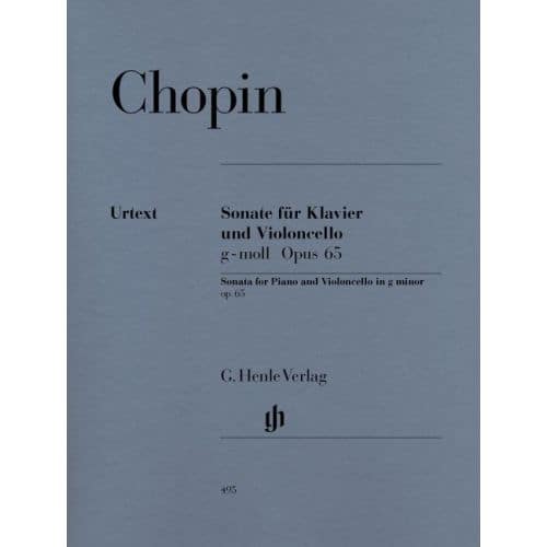CHOPIN F. - SONATA FOR VIOLONCELLO AND PIANO G MINOR OP. 65