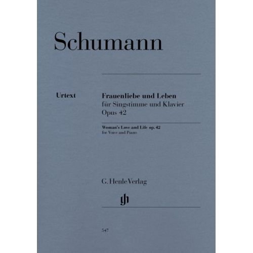HENLE VERLAG SCHUMANN R. - WOMAN’S LOVE AND LIFE(FRAUENLIEBE UND LEBEN) FOR VOICE AND PIANO OP. 42