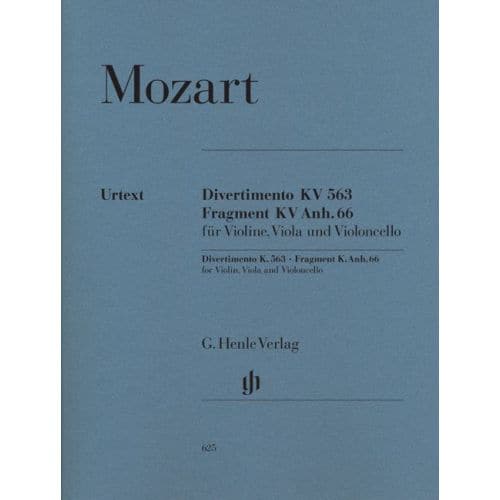 MOZART W.A. - STRING TRIO E FLAT MAJOR KV 563