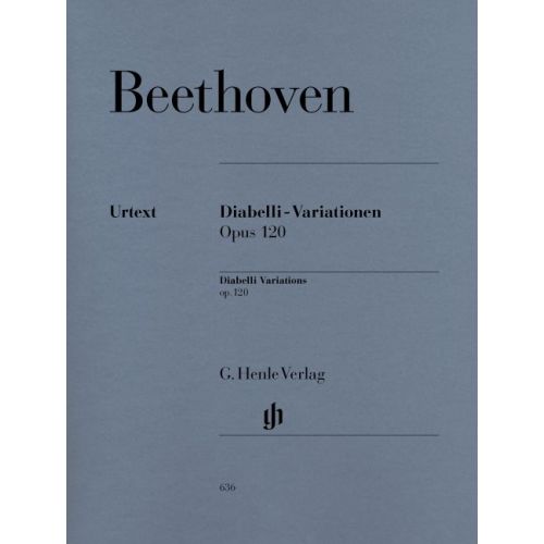 HENLE VERLAG BEETHOVEN L.V. - DIABELLI-VARIATIONS OP. 120