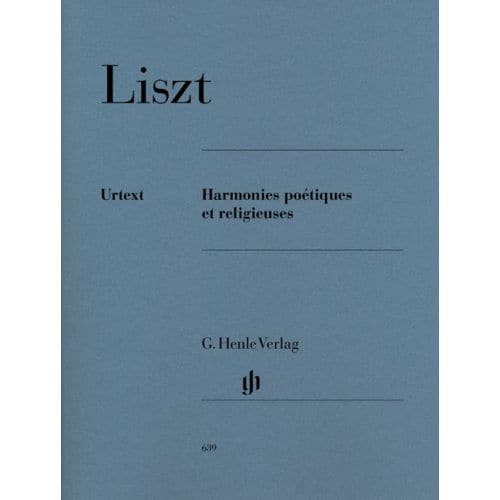 LISZT F. - HARMONIES POETIQUES ET RELIGIEUSES