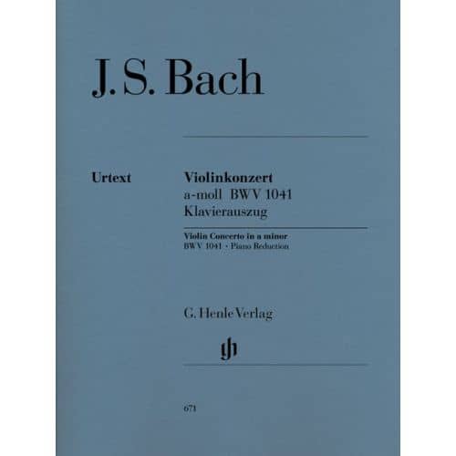 BACH J.S. - CONCERTO FOR VIOLIN AND ORCHESTRA A MINOR BWV 1041