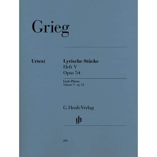 GRIEG E. - LYRIC PIECES VOLUME V, OP. 54