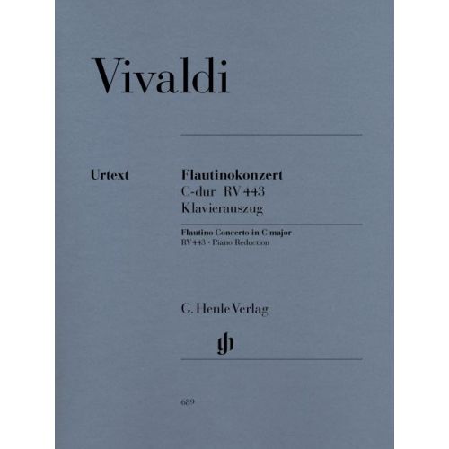 VIVALDI A. - CONCERTO FOR FLAUTINO (RECORDER/FLUTE) AND ORCHESTRA C MAJOR OP. 44, 11 RV 443