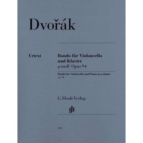 DVORAK A. - RONDO FOR VIOLONCELLO AND PIANO G MINOR OP. 94