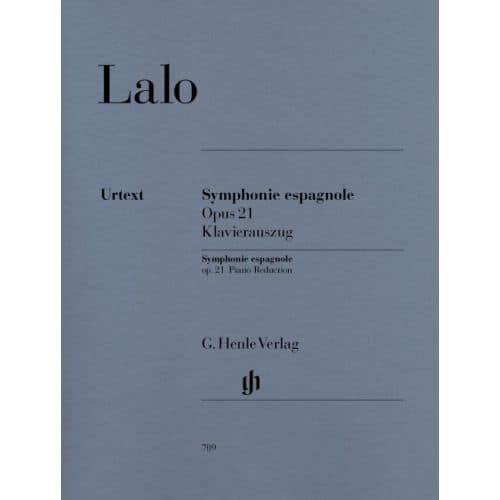 LALO E. - SYMPHONIE ESPAGNOLE FOR VIOLIN AND ORCHESTRA D MINOR OP. 21 - VIOLON & PIANO