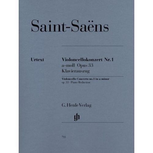 SAINT-SAENS C. - CONCERTO FOR VIOLONCELLO AND ORCHESTRA NO. 1 A MINOR OP. 33
