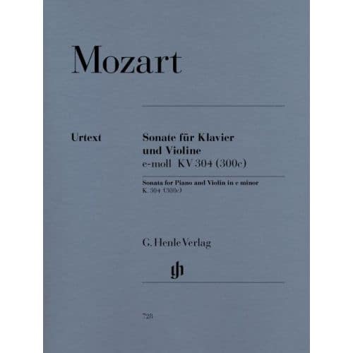 MOZART W.A. - VIOLIN SONATA E MINOR K. 304 (300C)