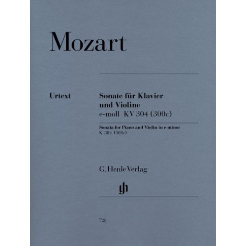 Mozart W.a. - Violin Sonata E Minor K. 304 (300C)
