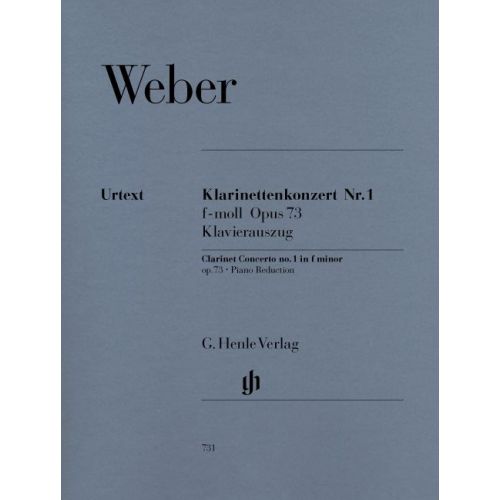 WEBER C.M.V. - CLARINET CONCERTO AND ORCHESTRA NO. 1 F MINOR OP. 73