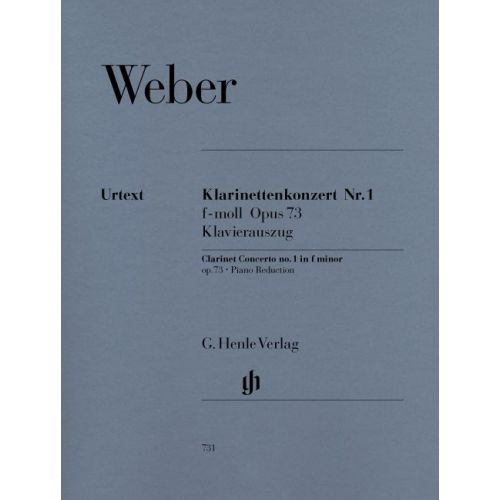 HENLE VERLAG WEBER C.M.V. - CLARINET CONCERTO AND ORCHESTRA NO. 1 F MINOR OP. 73