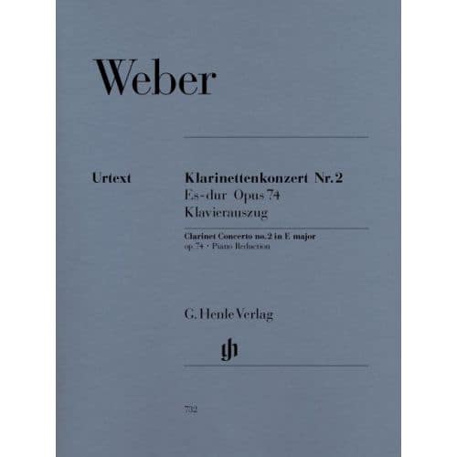 WEBER C.M.V. - CLARINET CONCERTO NO. 2 E FLAT MAJOR OP. 74