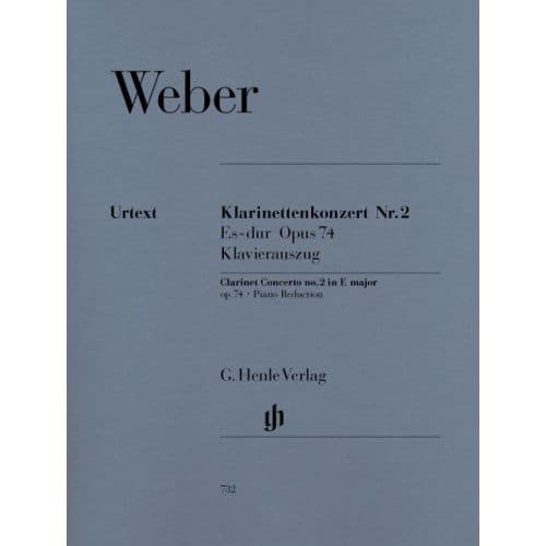 HENLE VERLAG WEBER C.M.V. - CLARINET CONCERTO NO. 2 E FLAT MAJOR OP. 74