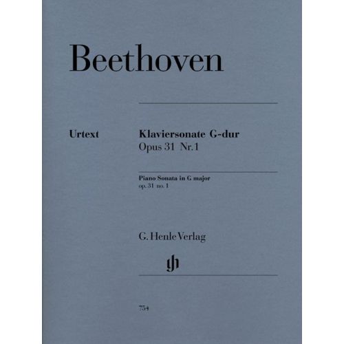 BEETHOVEN L.V. - PIANO SONATA NO. 16 G MAJOR OP. 31,1