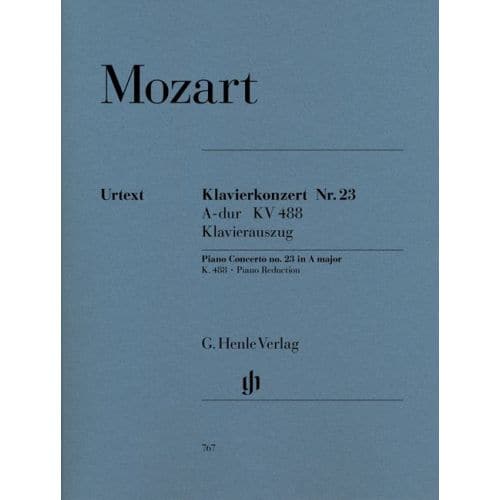 MOZART W.A. - CONCERTO FOR PIANO AND ORCHESTRA A MAJOR K. 488