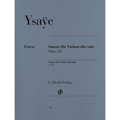 Ysaye E. - Sonata For Violoncello Solo Op. 28