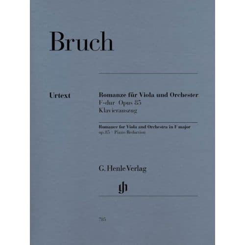 BRUCH M. - ROMANCE FOR VIOLA AND ORCHESTRA F MAJOR OP. 85