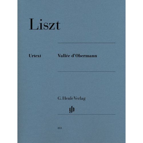 HENLE VERLAG LISZT F. - VALLEE D'OBERMANN