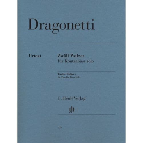 DRAGONETTI D. - TWELVE WALTZES FOR DOUBLE BASS SOLO