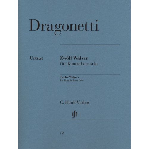 HENLE VERLAG Dragonetti D. - Twelve Waltzes For Double Bass Solo