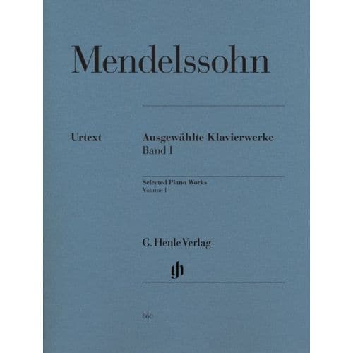 HENLE VERLAG MENDELSSOHN B F. - OEUVRES POUR PIANO VOL.1