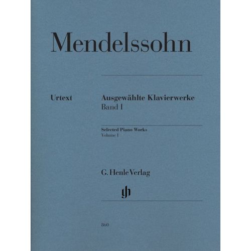 HENLE VERLAG MENDELSSOHN B F. - OEUVRES POUR PIANO VOL.1