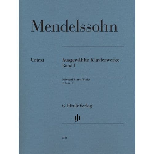MENDELSSOHN B F. - PIANO WORKS VOL.1