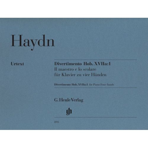 HENLE VERLAG HAYDN J. - DIVERTIMENTO IN F MAJOR HOB. XVIIA:1 – IL MAESTRO E LO SCOLARE