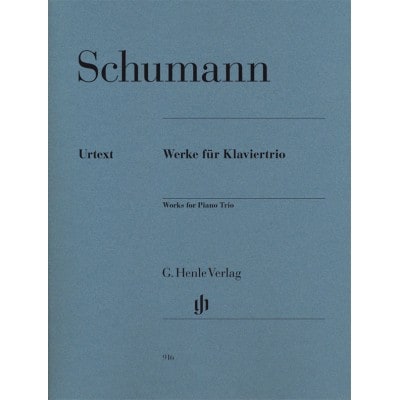 HENLE VERLAG SCHUMANN R. - PIANO TRIO AND FANTASY PIECES OP. 88