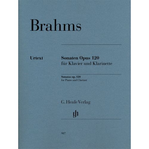 BRAHMS J. - KLARINETTENSONATEN OP.120 - CLARINET & PIANO